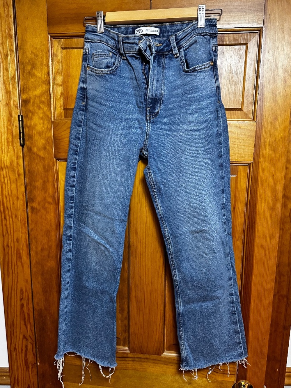 Zara cropped denim